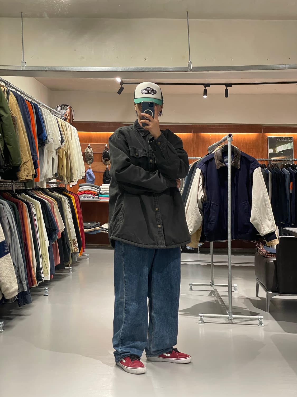 빈티지 쉐르파 셔츠 자켓 상품이미지1