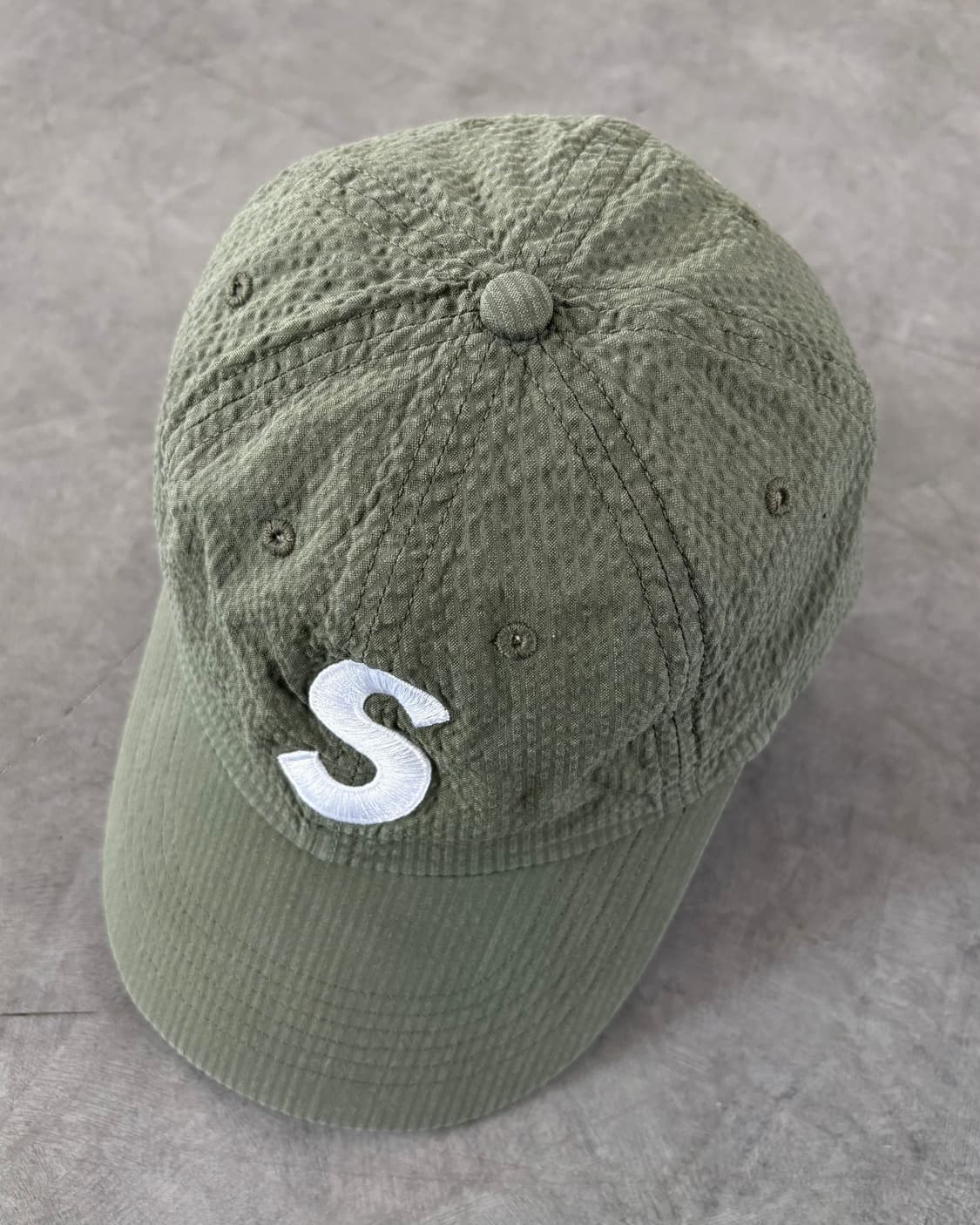 Supreme 슈프림 시어서커 S 로고 캡 상품이미지1