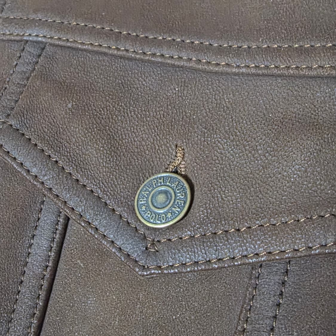 폴로 스웨이드 트러커 xl 자켓  상품이미지3