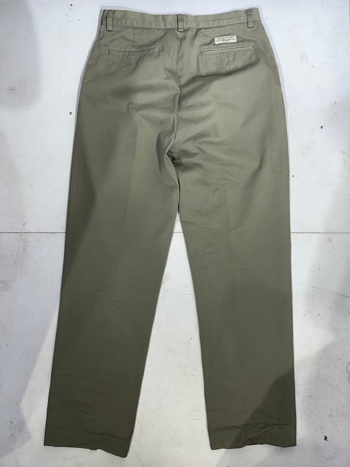 폴로 카키 면바지 와이드 치노 팬츠  상품이미지5