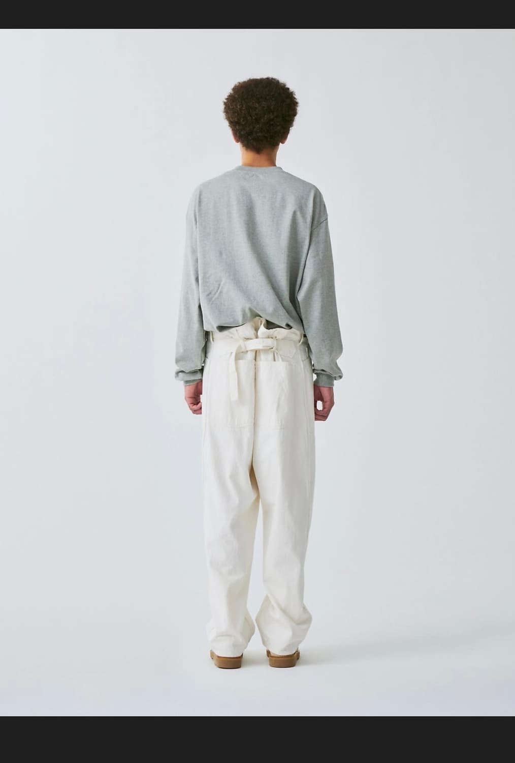 캡틴선샤인 버클백 데님 화이트 상품이미지3