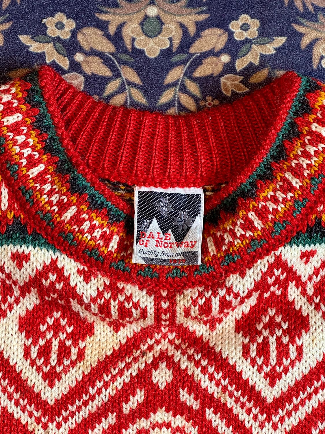 90s 데일 오브 노르웨이 1994 마스큘린 노르딕 스웨터 니트 상품이미지3