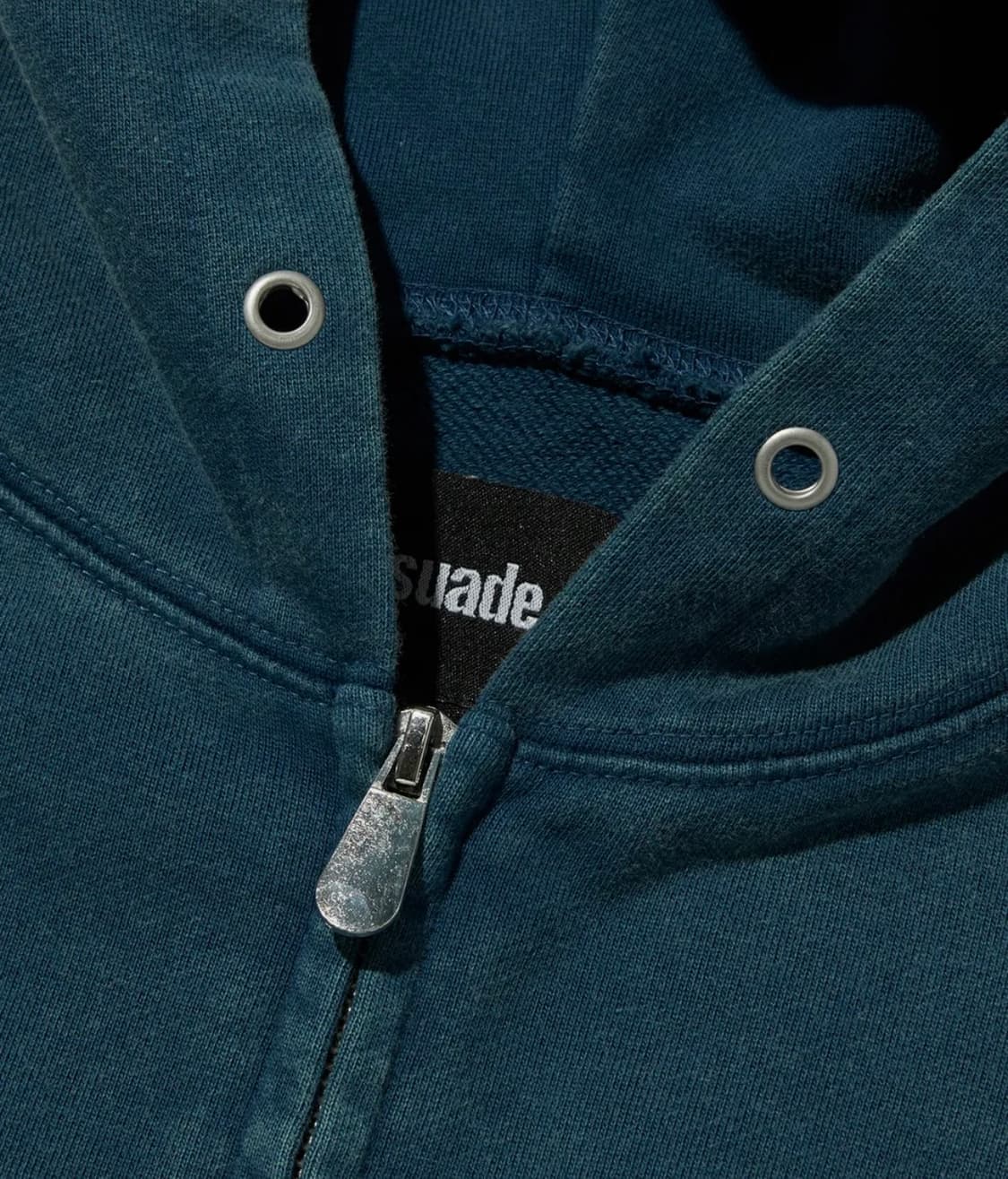 스웨이드 딥그린 후드집업 상품이미지5