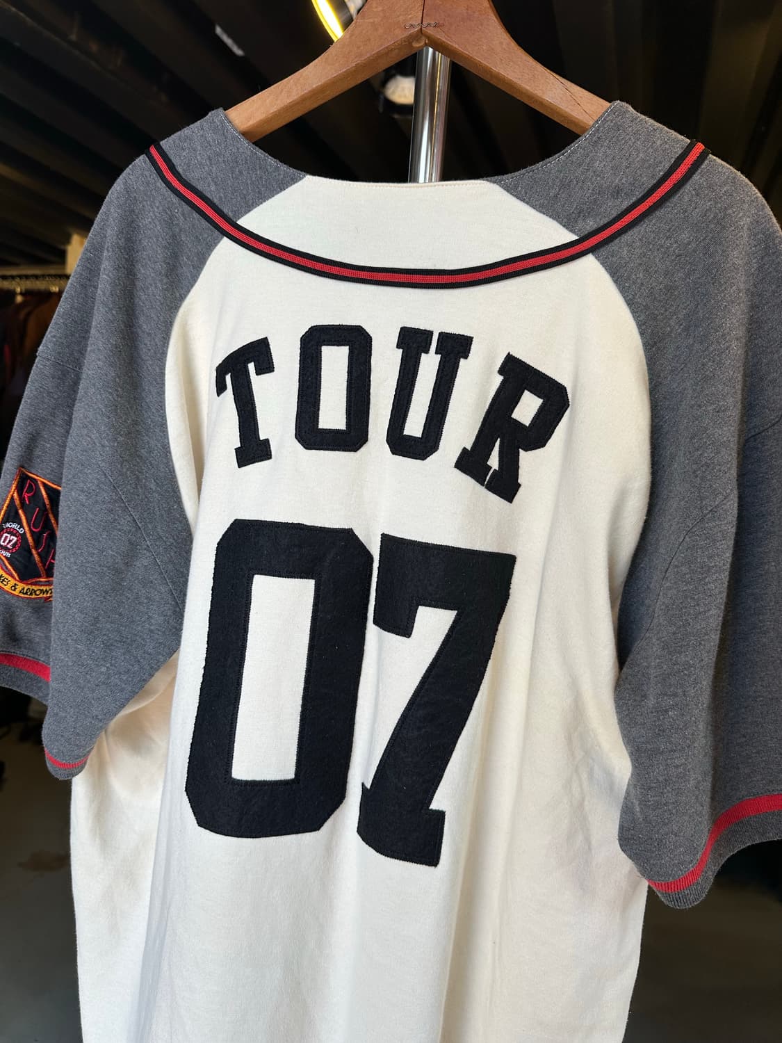 러시 Rush 락밴드 투어 2007 베이스볼 져지  상품이미지9