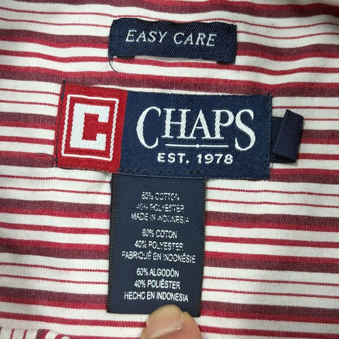 챕스 랄프로렌 스트라이프 셔츠 v1345 상품이미지5