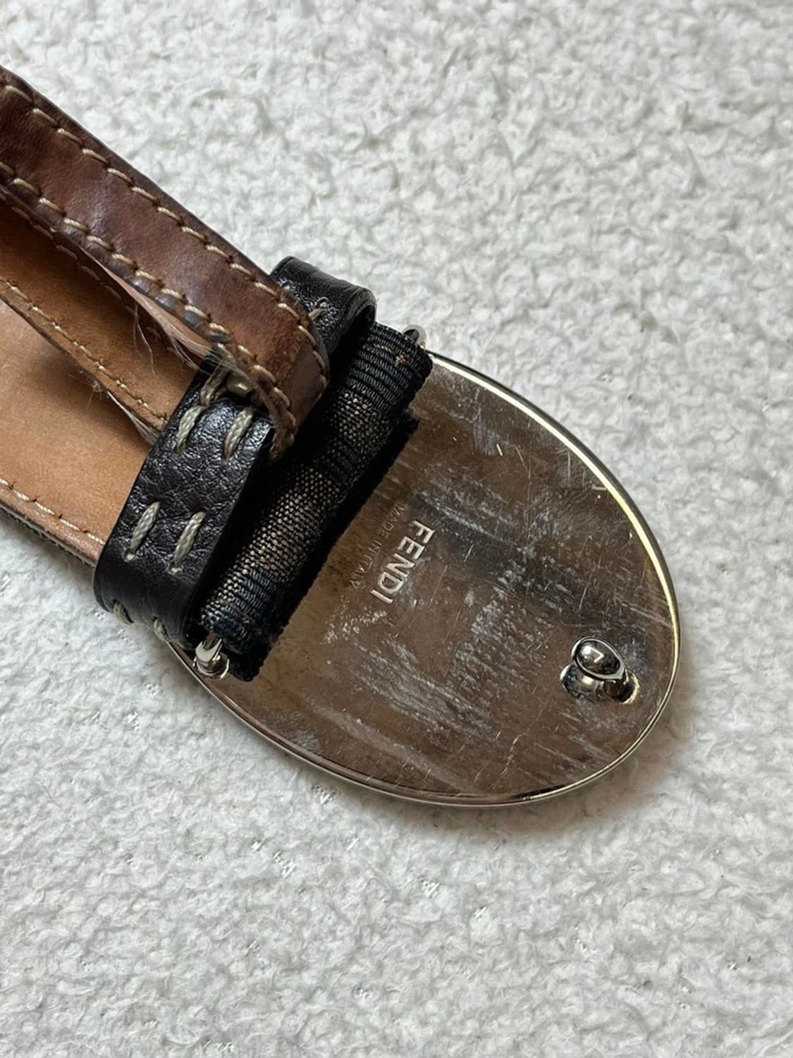 펜디 FENDI 90's og 주카 패턴 벨트 A1872 상품이미지5