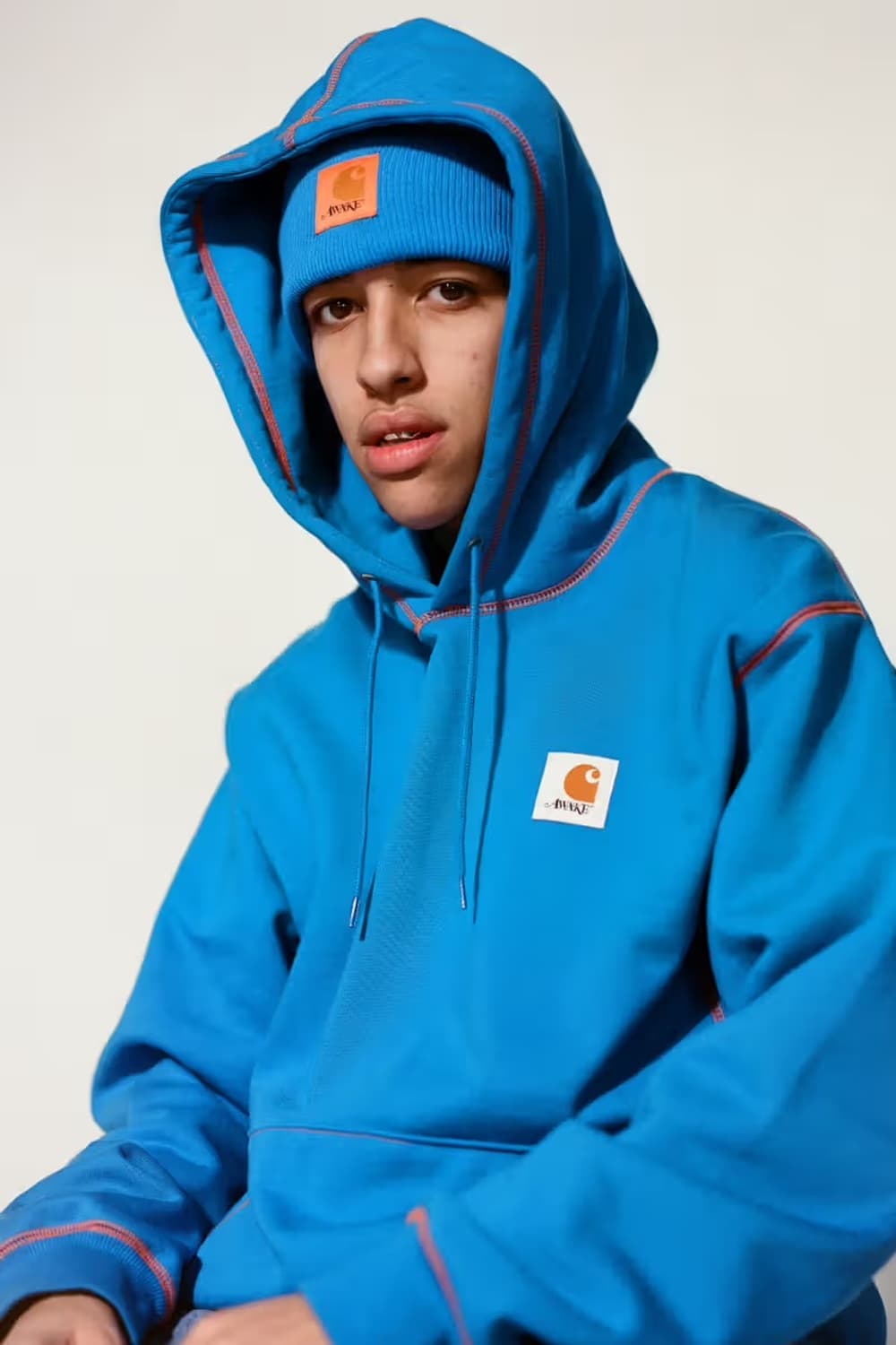 Carhartt wip Awake NY 칼하트 어웨이크 콜라보 후드 M 상품이미지2