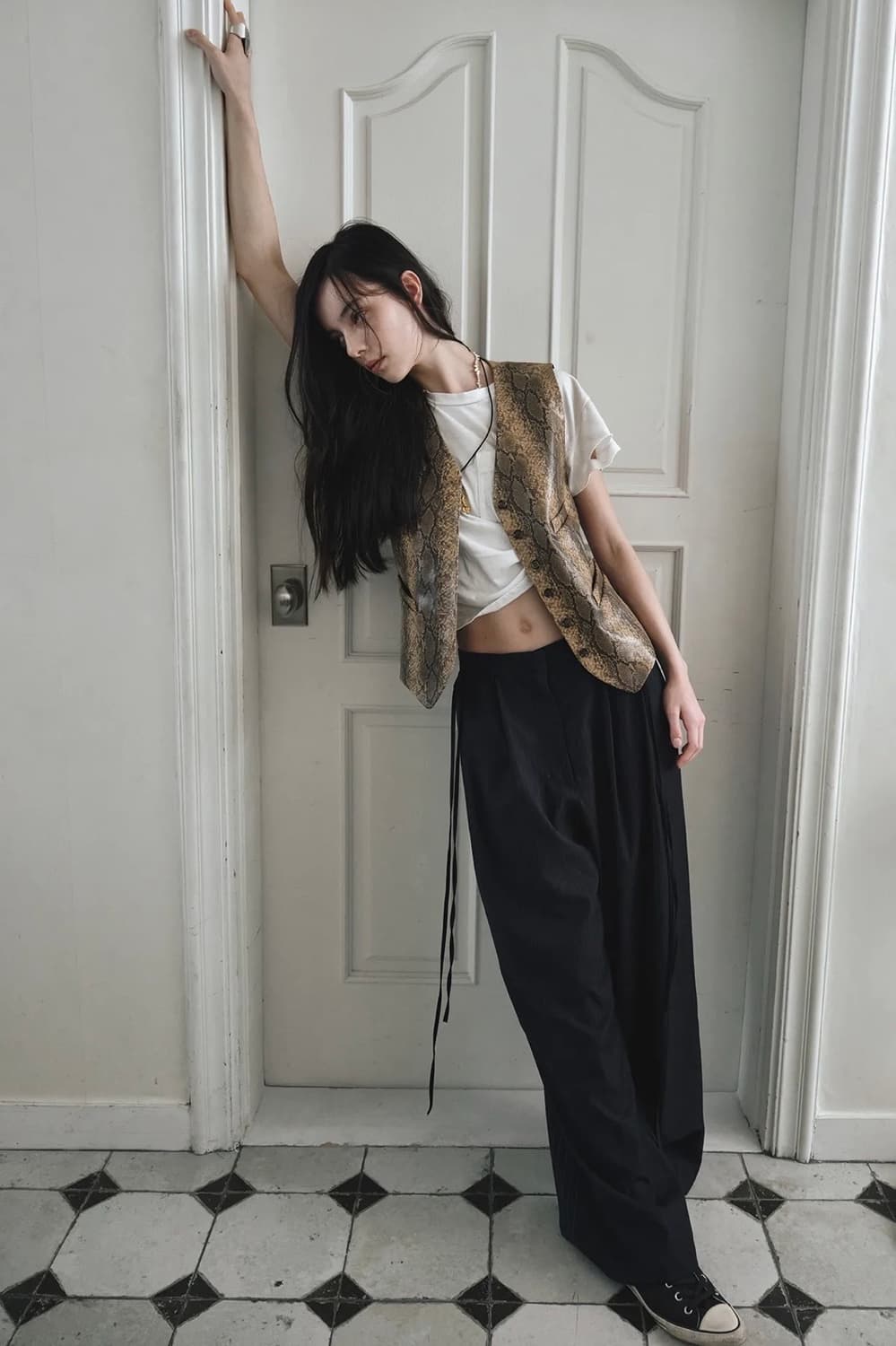 데어드 strap-back Tailored vest 상품이미지2