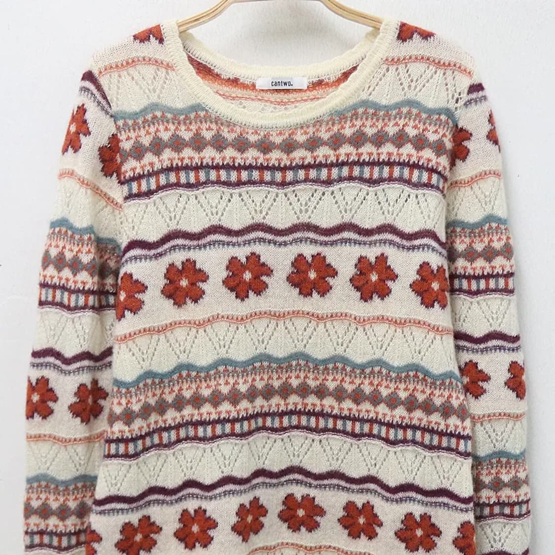 CANTWO 울 혼방 니트 원피스 63596 상품이미지3