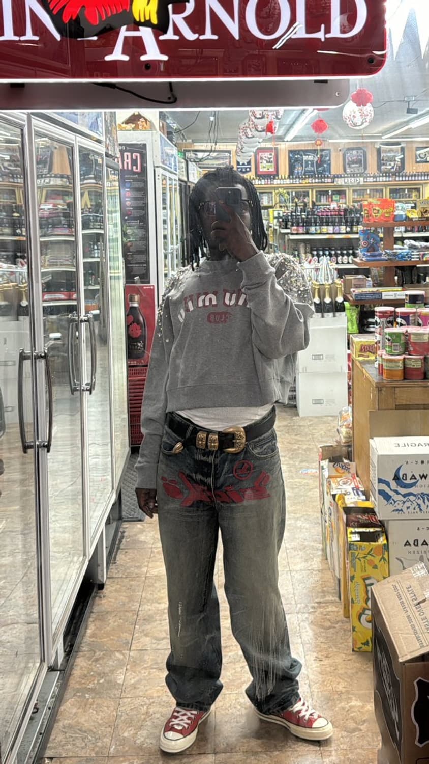 미우미우 비텔로 레더 숄더백 상품이미지3