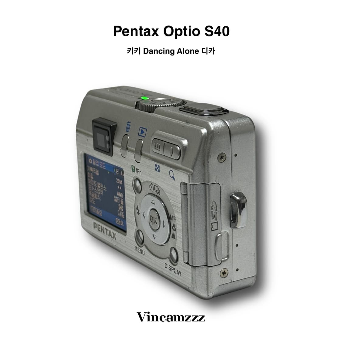 [키키 디카] Pentax 펜탁스 Optio S40 디지털 카메라 상품이미지3