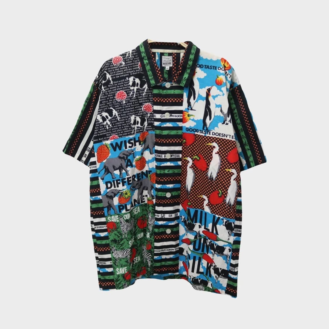 모스키노 유니크 반팔 카라 티셔츠 66113 상품이미지1