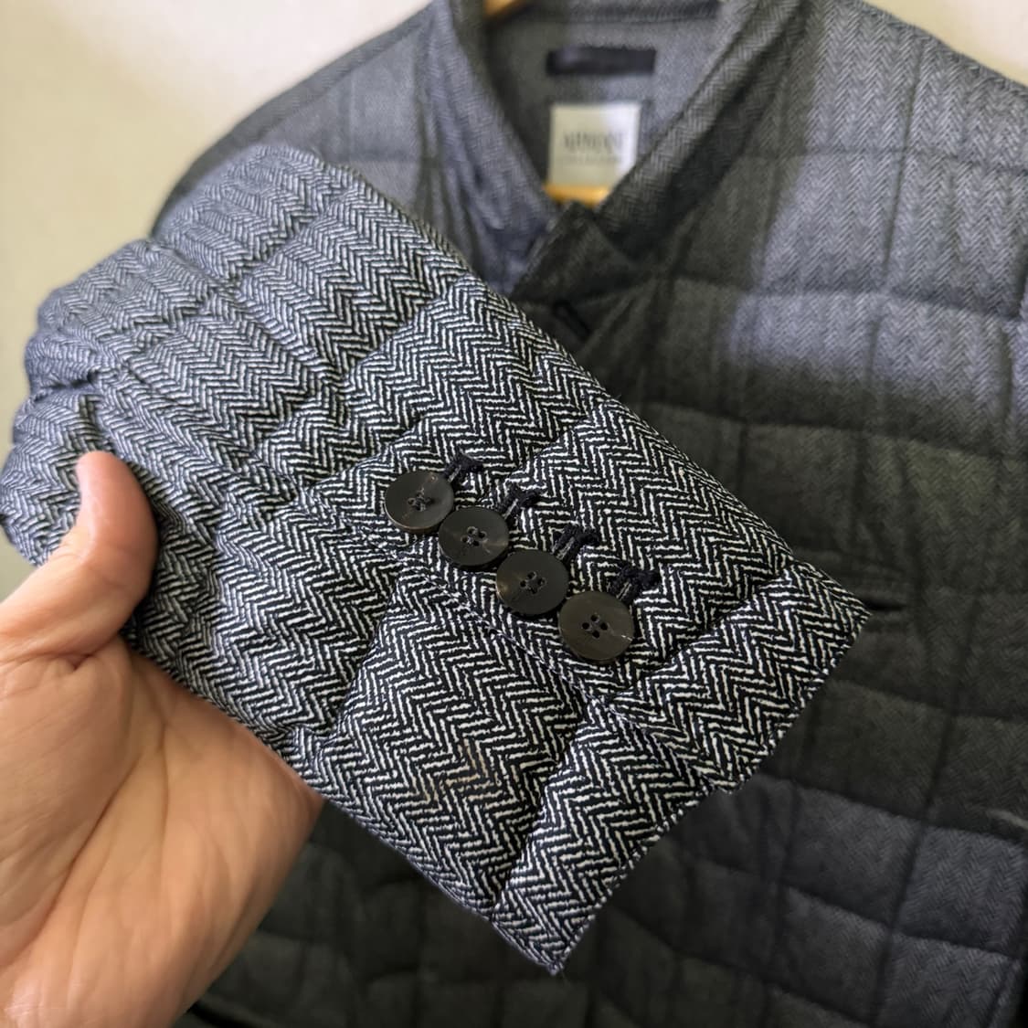 아르마니 꼴레지오니 남성 경량 패딩 점퍼 50 (남성 100정도) 상품이미지6