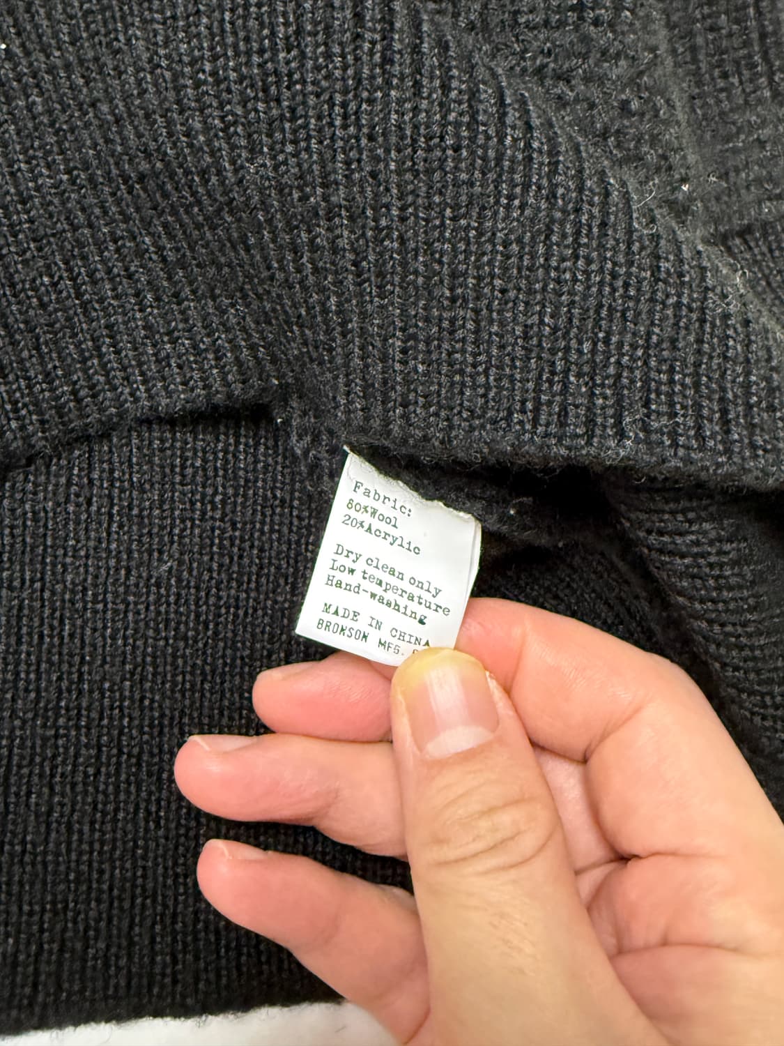 브론슨 메카닉 a-1 니트 40 상품이미지3