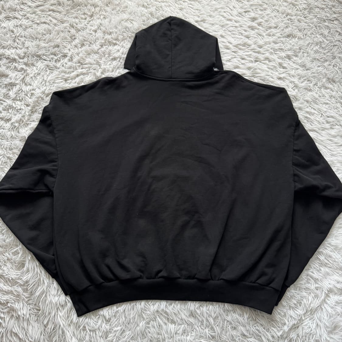 BALENCIAGA 일본빈티지 후드티 발렌시아가 백 플립 라운드 XXL  상품이미지3