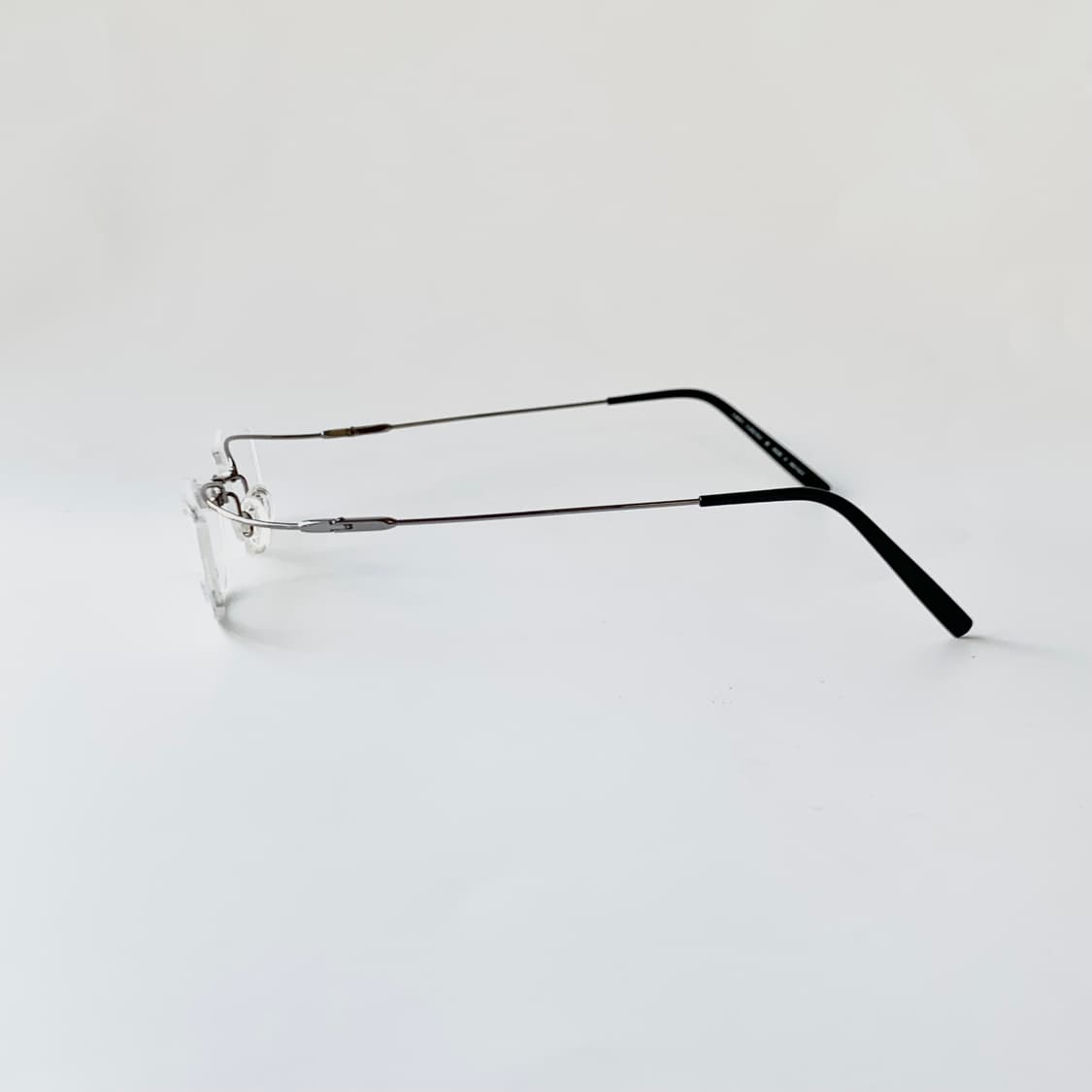 763 데드스탁 클립온 마그네틱 스퀘어 오벌 블랙 초경량 빈티지안경 선글 상품이미지5