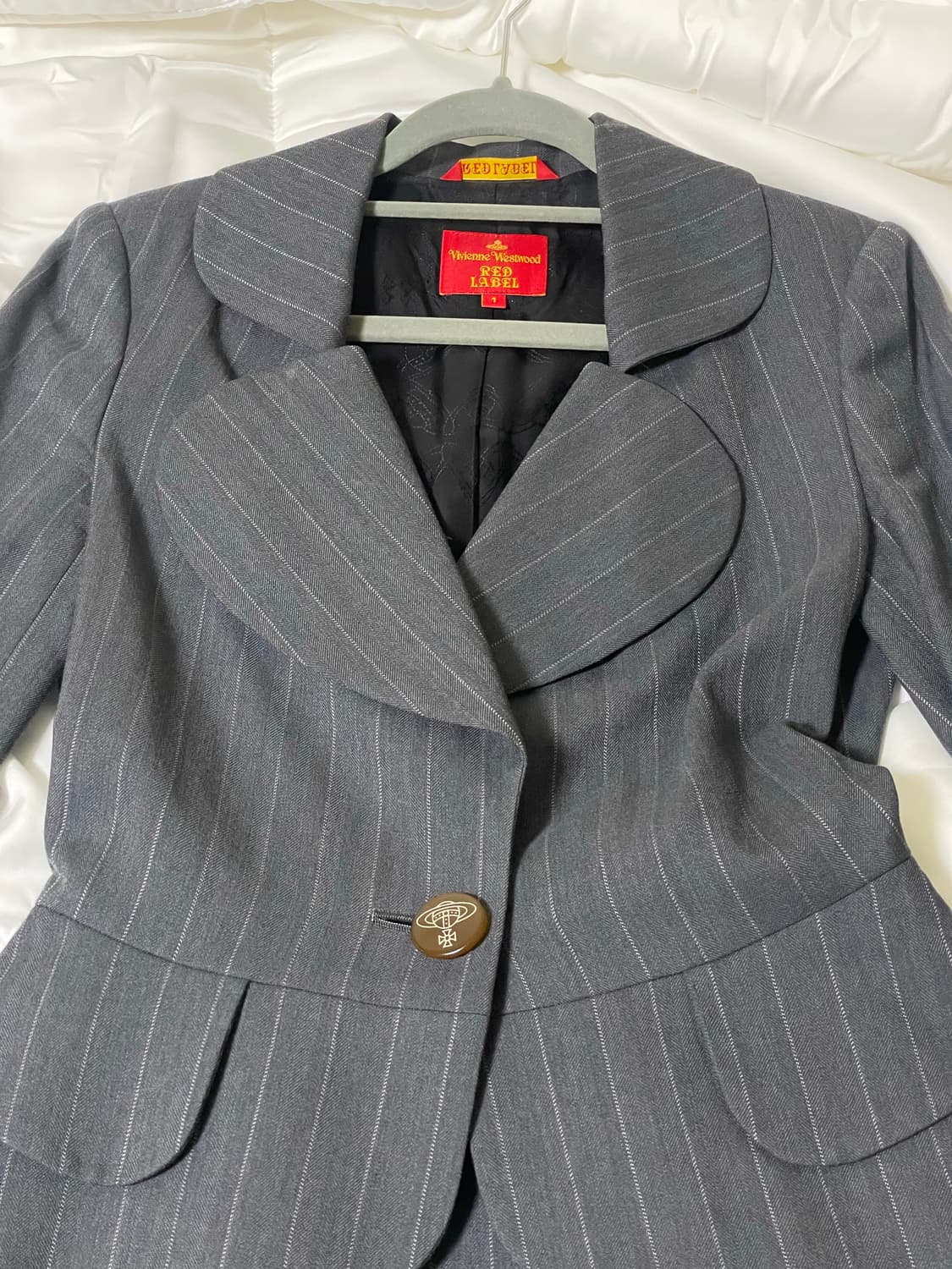 비비안 웨스트우드 / 핀스트라이프 자켓 스커트 셋업 상품이미지5