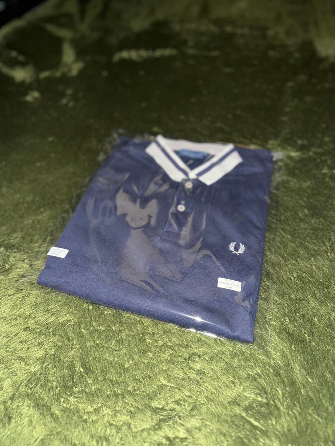 [L] 프레드 페리 샘플 MADE IN JAPAN 폴로 티셔츠 네이비 상품이미지10