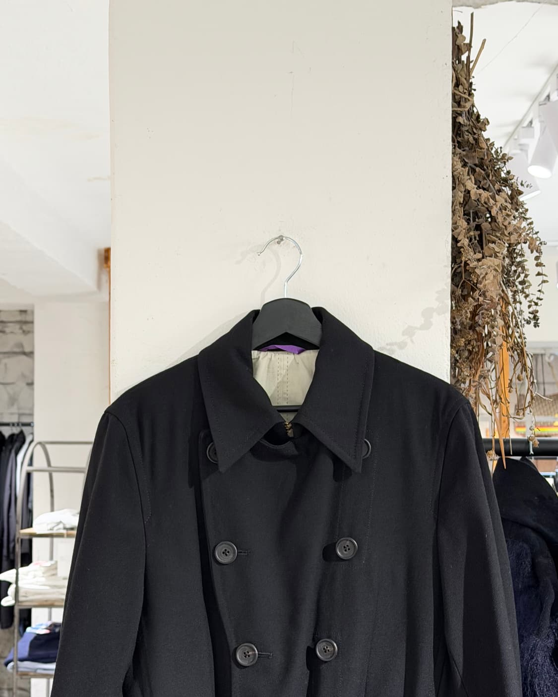 폴스미스 블랙 클래식 트렌치 코트 상품이미지4