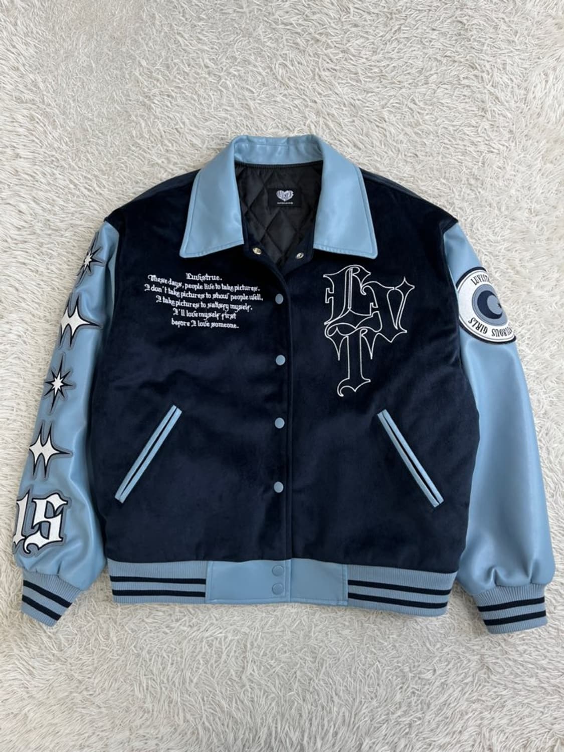 러브이즈트루 바시티 자켓/#3312 상품이미지1