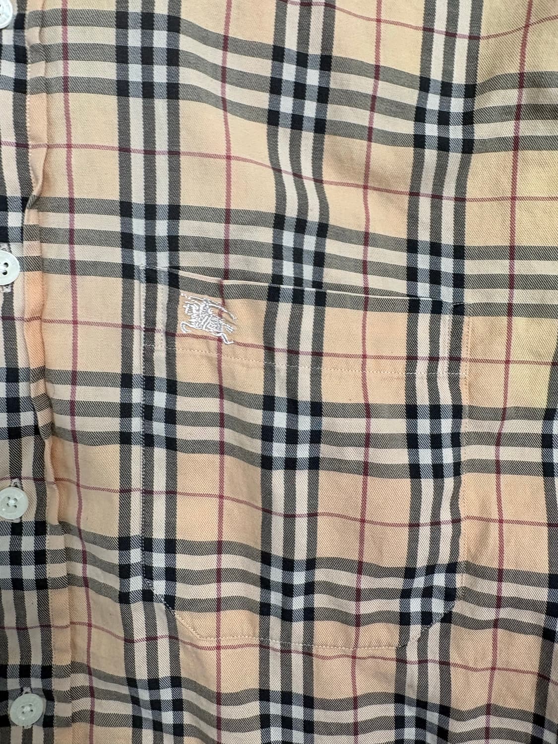 버버리 체크 셔츠 상품이미지7