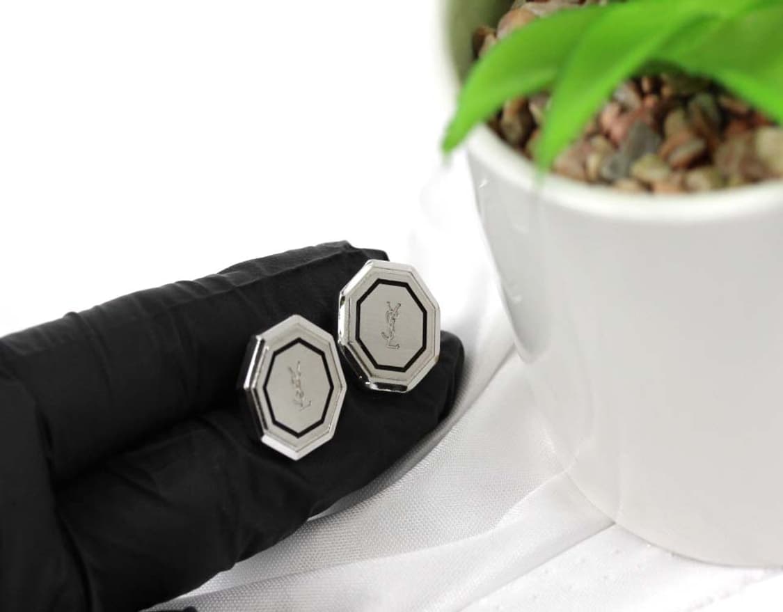 입생로랑 B+등급 남자 명품 커프스 빈티지 상품이미지7