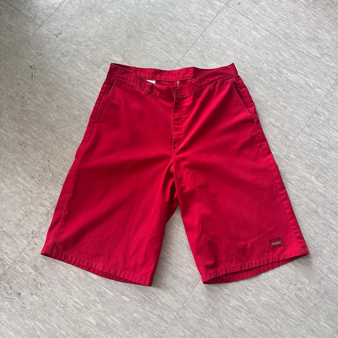90년대 Dickies 디키즈 레드 반바지 버뮤다 팬츠 상품이미지1