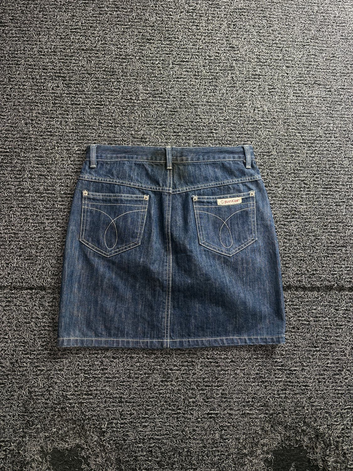 00s 캘빈클라인 Y2K 아카이브 데님 미니 스커트 3415 상품이미지4