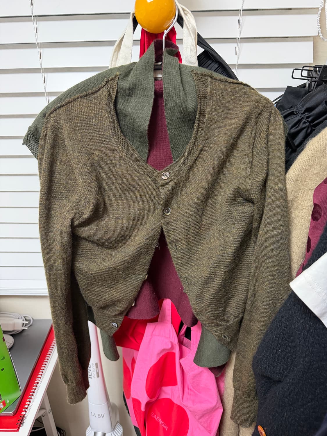 꼼데 가르송 베스트 가디건 xs 상품이미지1