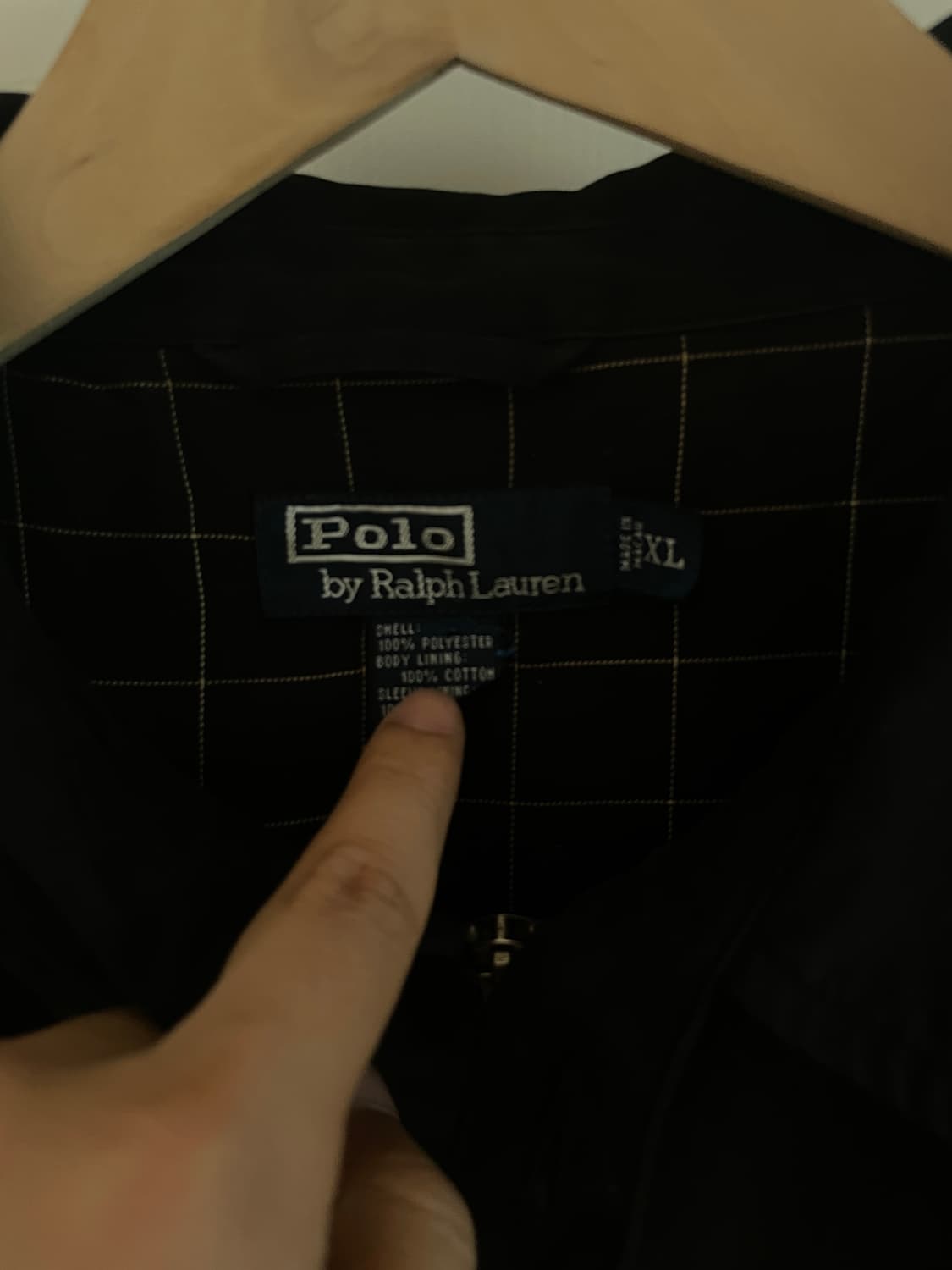 폴로랄프로렌 블루종 XL 검정 상품이미지3