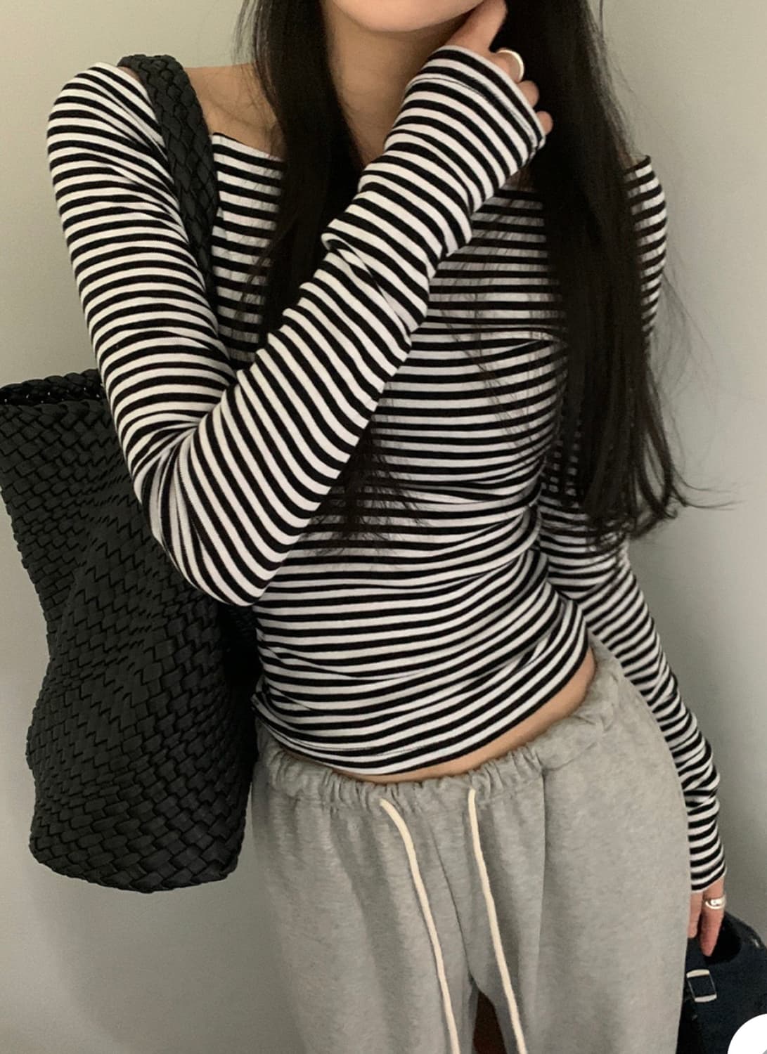 [나이니] 스프라이트 오프숄더 티셔츠 상품이미지2