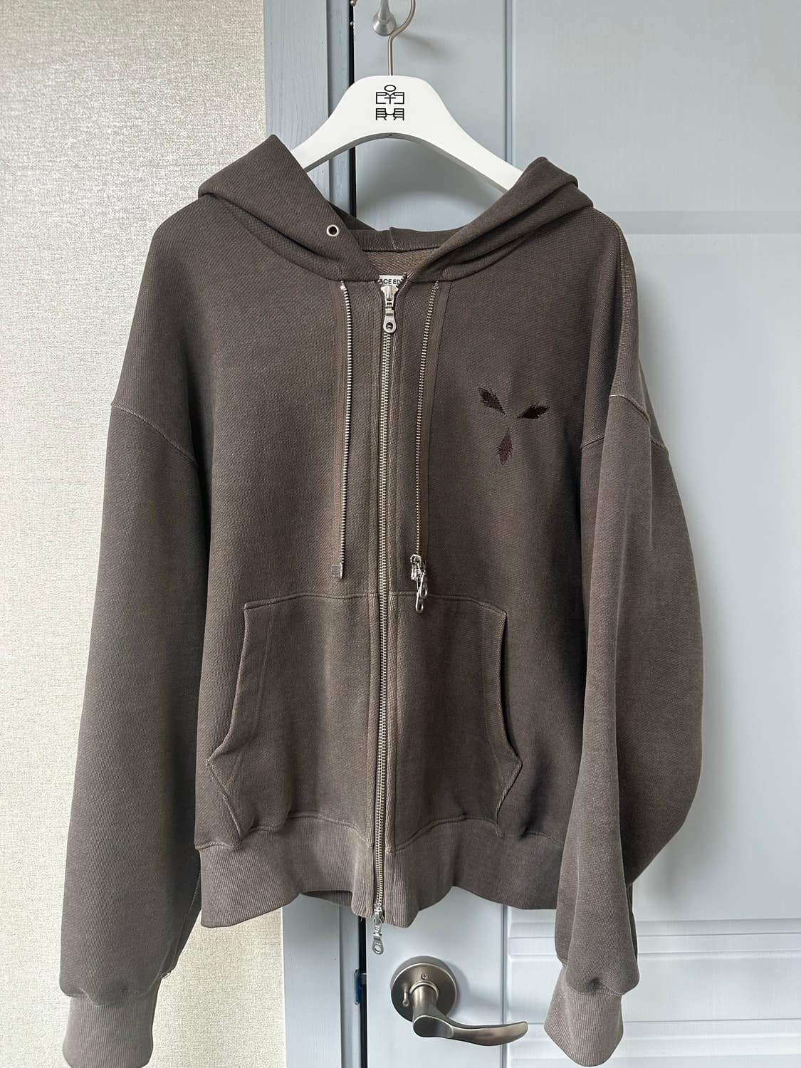 M)서피스에디션 더블 집 후디 다크브라운 상품이미지2