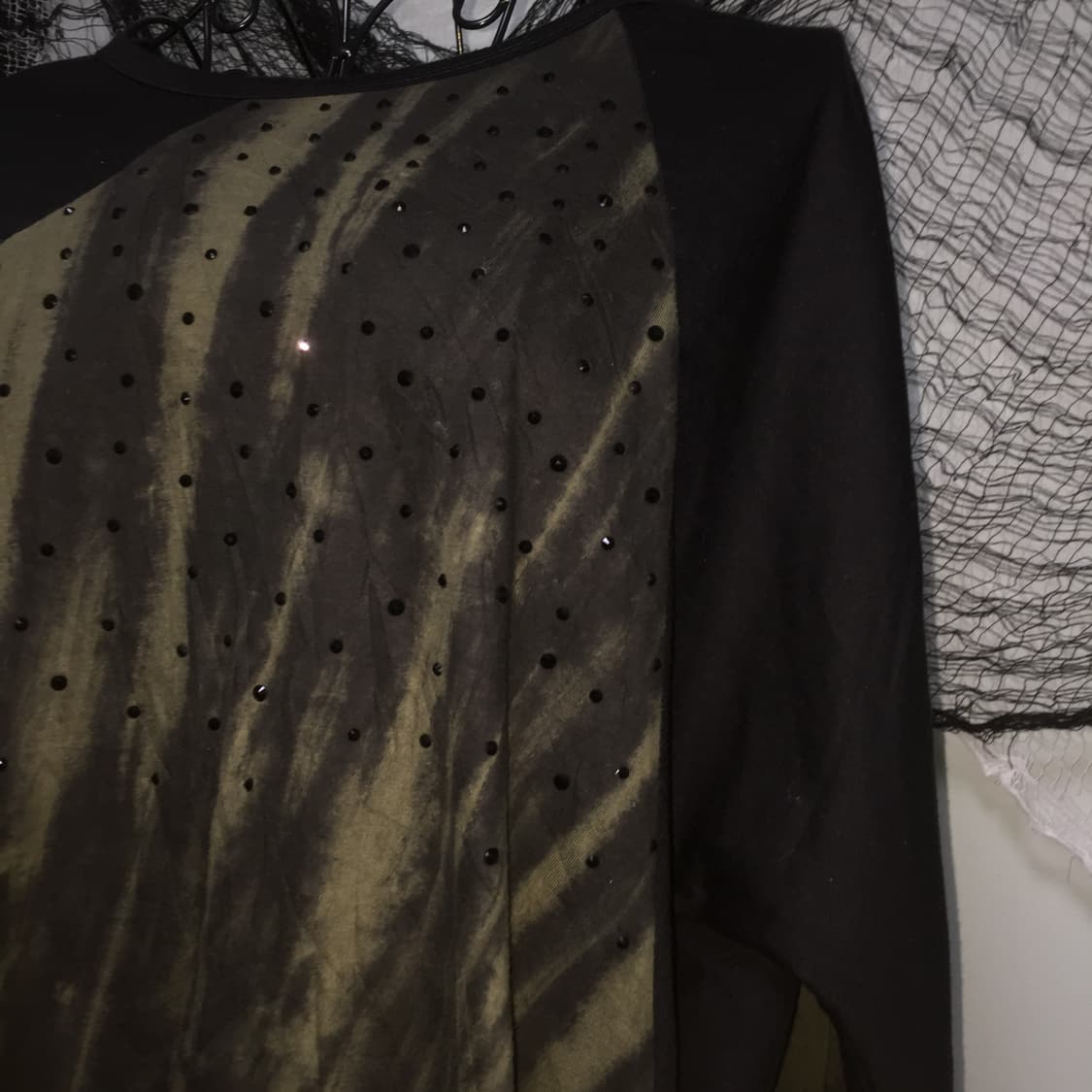 FB grunge drape cutting detail dress T 상품이미지5