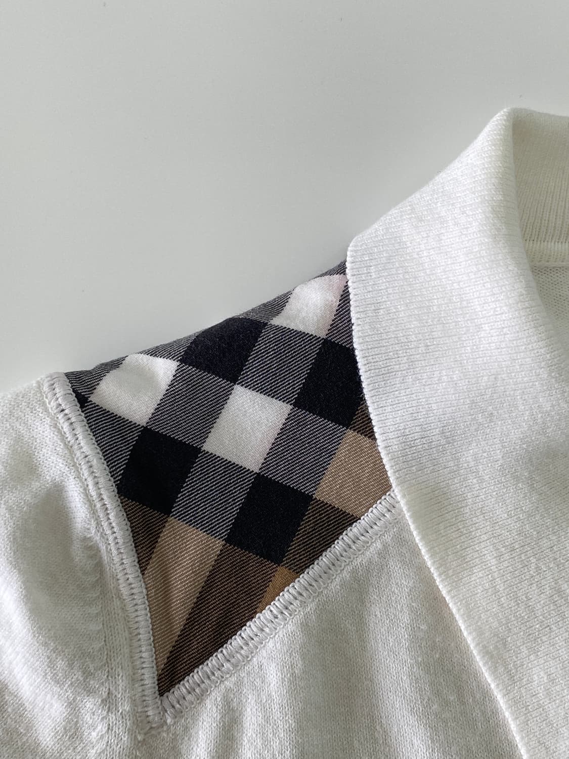 BURBERRY 버버리 체크 코튼 PK 티셔츠 S 상품이미지7