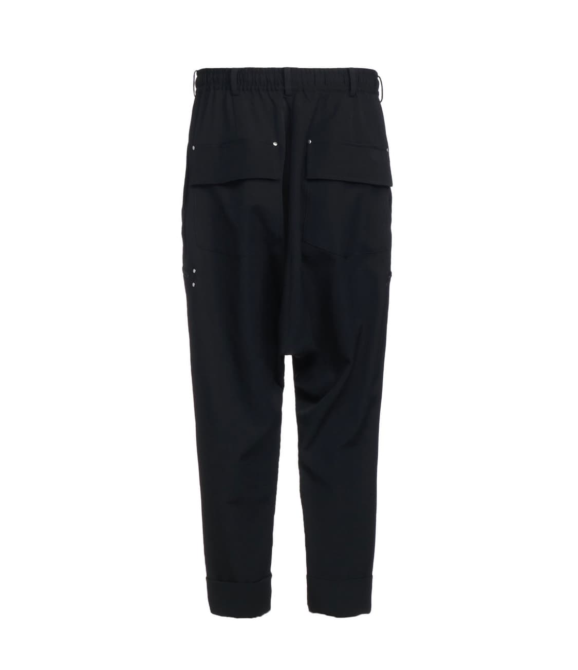 요지 야마모토 S’YTE 울 개버딘 슬림 사루엘 팬츠 팝니다. 상품이미지4