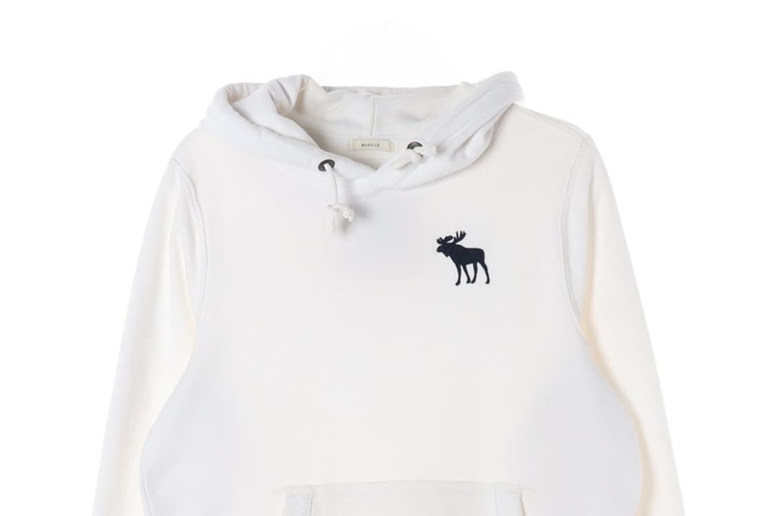 아베크롬비 시그니처 무스 로고 후드티 M 상품이미지3