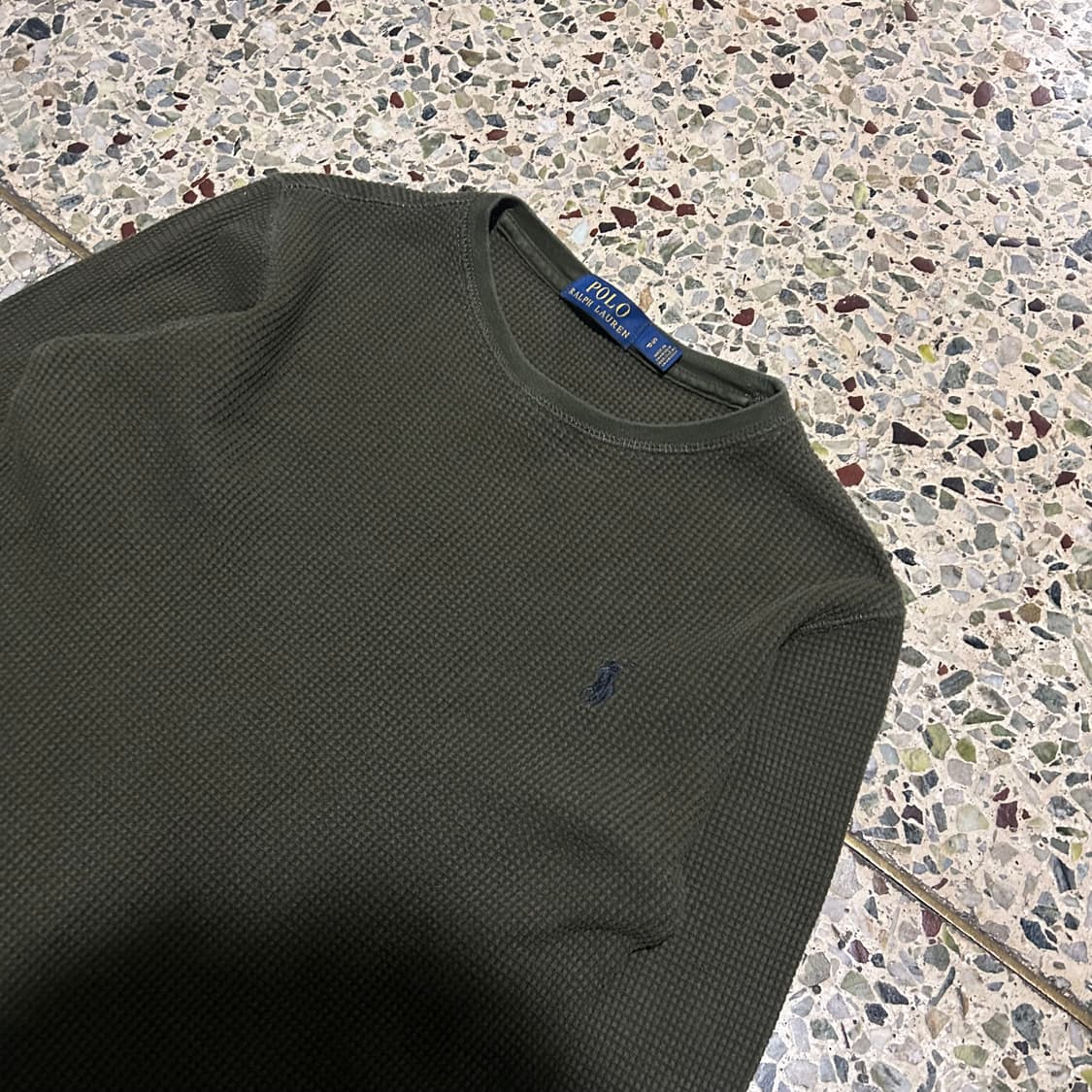 폴로(POLO RalphLauren)올리브 와플니트 상품이미지2