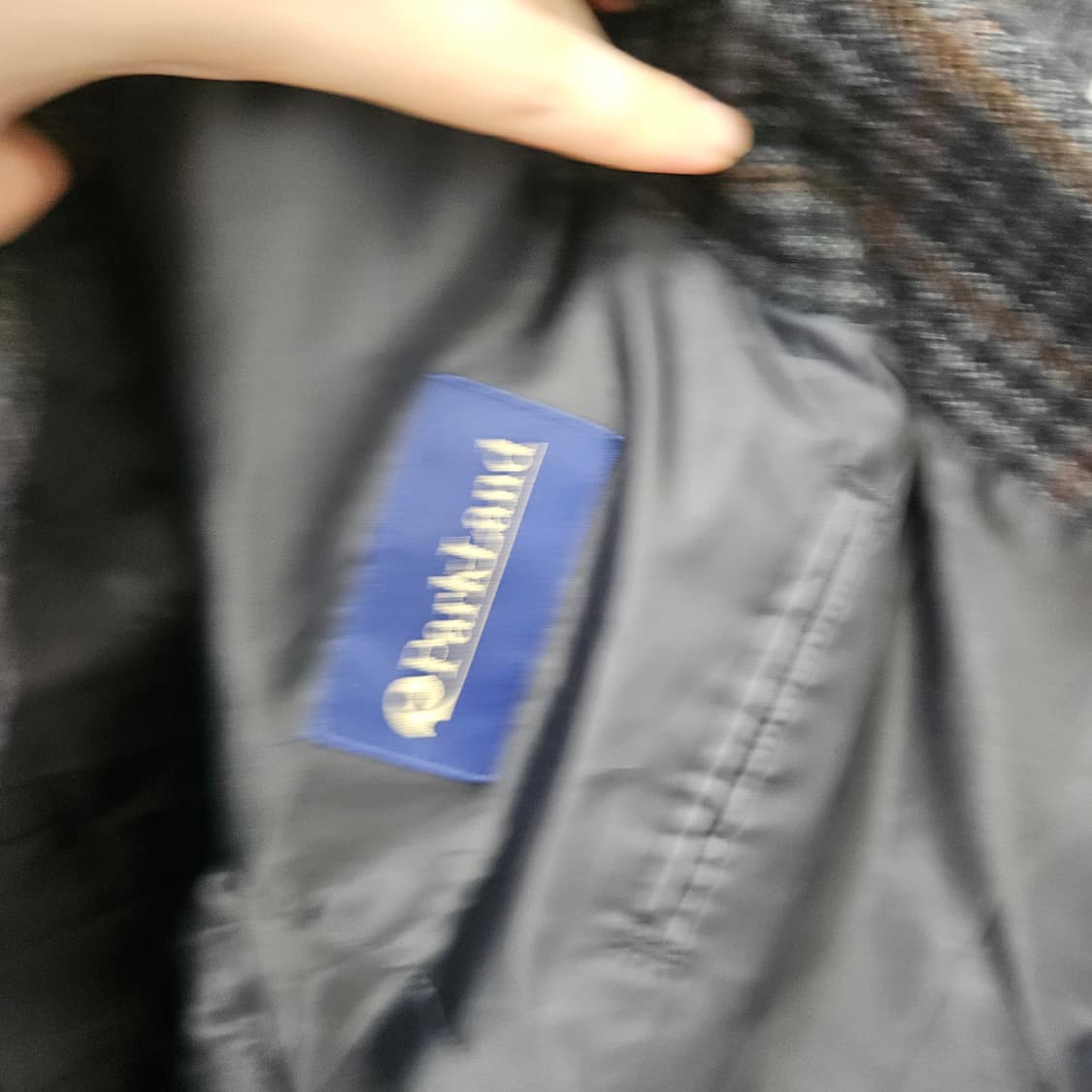 파크랜드 체크 모직 블레이저자켓M 상품이미지4