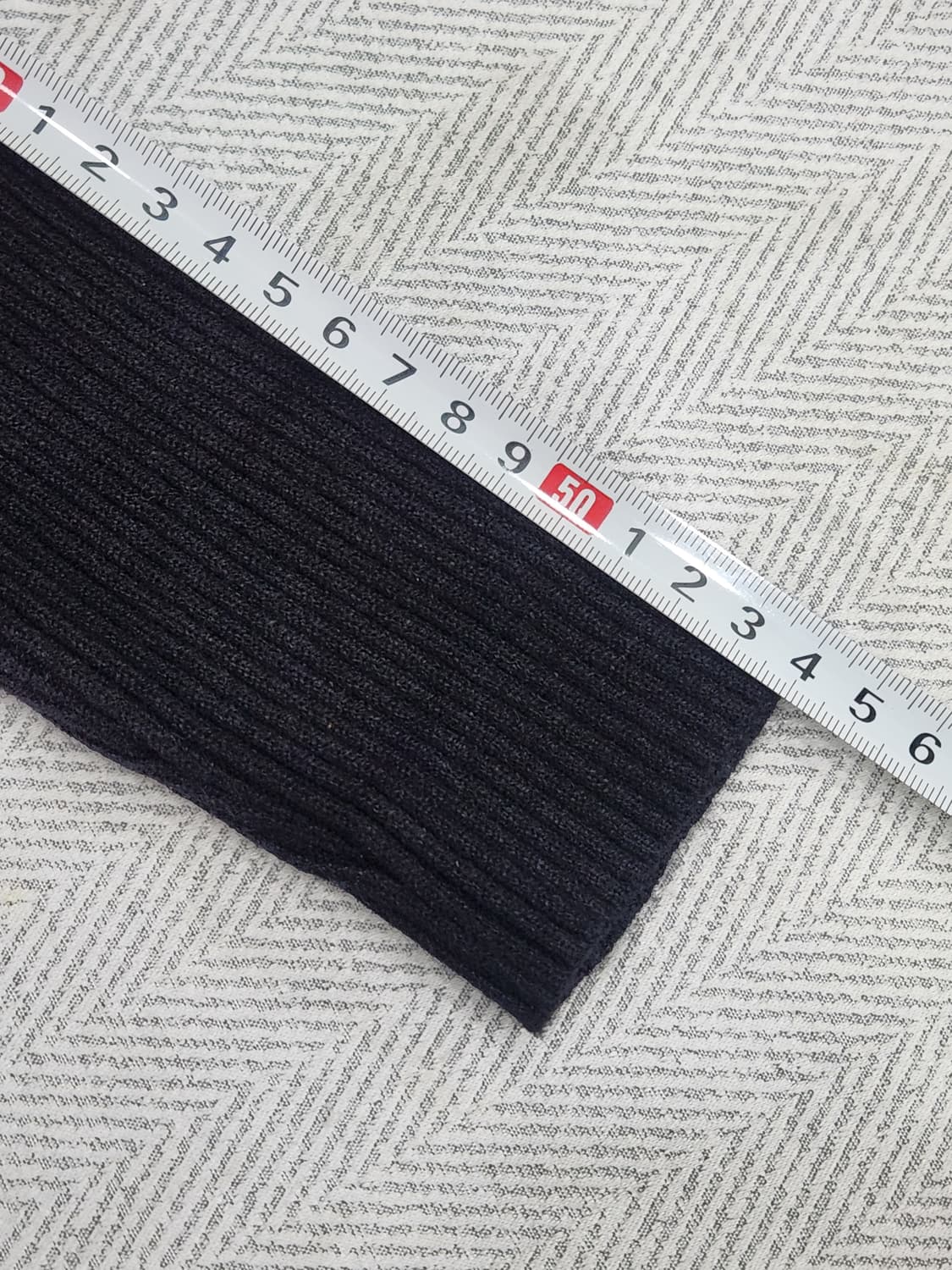 [55] VINE 바인 블랙 울 니트 롱 원피스 55사이즈 상품이미지9