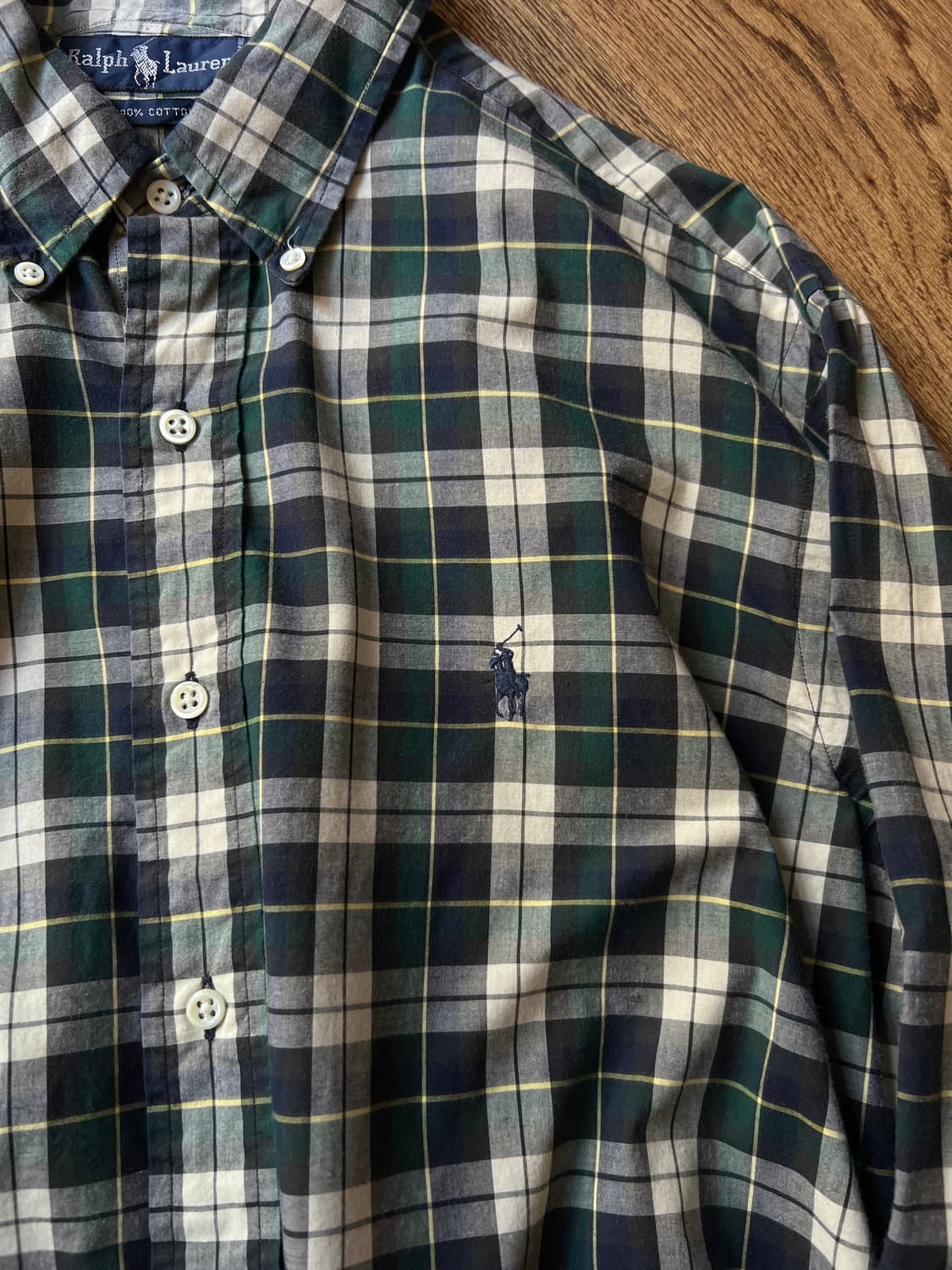 [L]폴로 랄프로렌 클래식 타탄체크 셔츠 상품이미지3