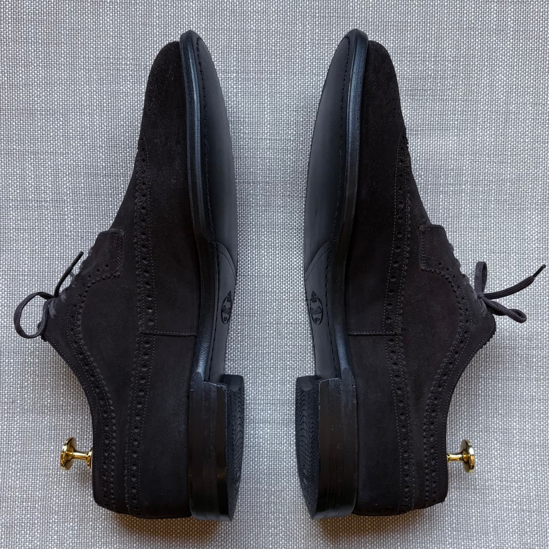 영국 Churchs PORTMORE 브라운 스웨이드 브로그 윙팁 상품이미지6