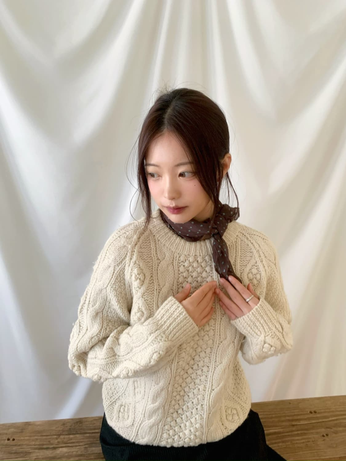 S.O.O Mint Choco Scarf 상품이미지2