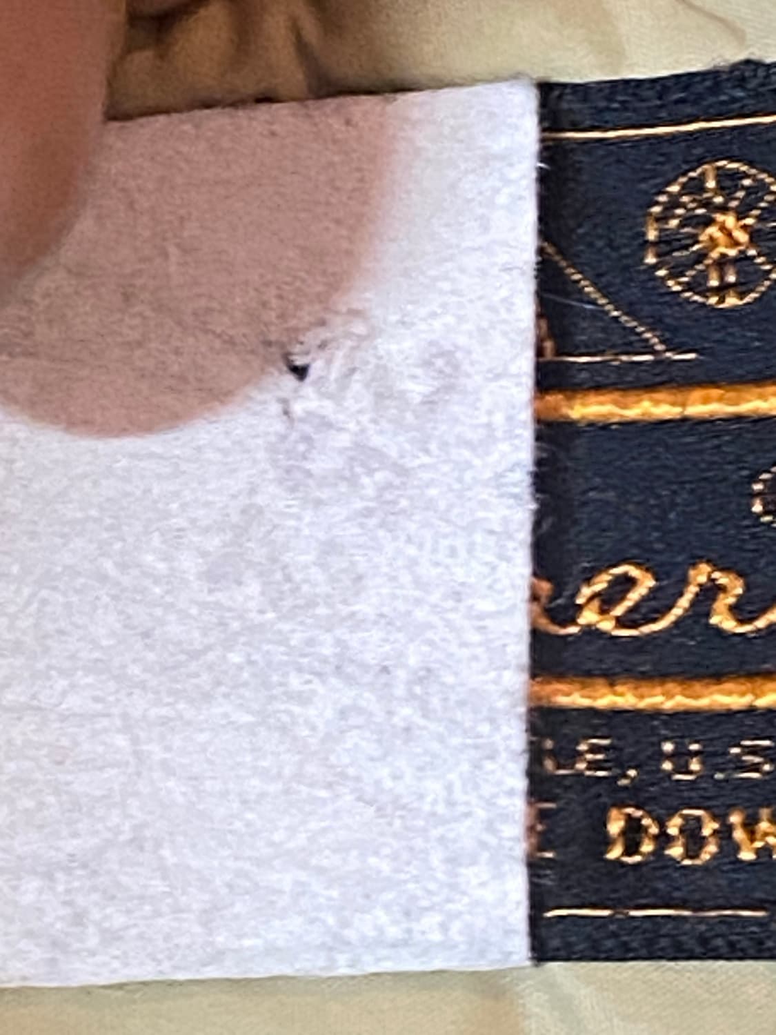 에디바우어 빈티지 80s 퀼팅 구스다운 브이넥 풀오버 M 상품이미지7