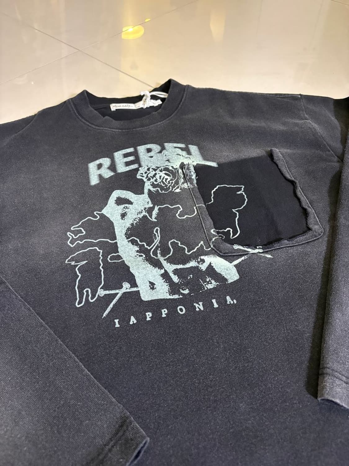 PRINT L/S TEE 더티 프린트 긴팔 티셔츠 #01 상품이미지7