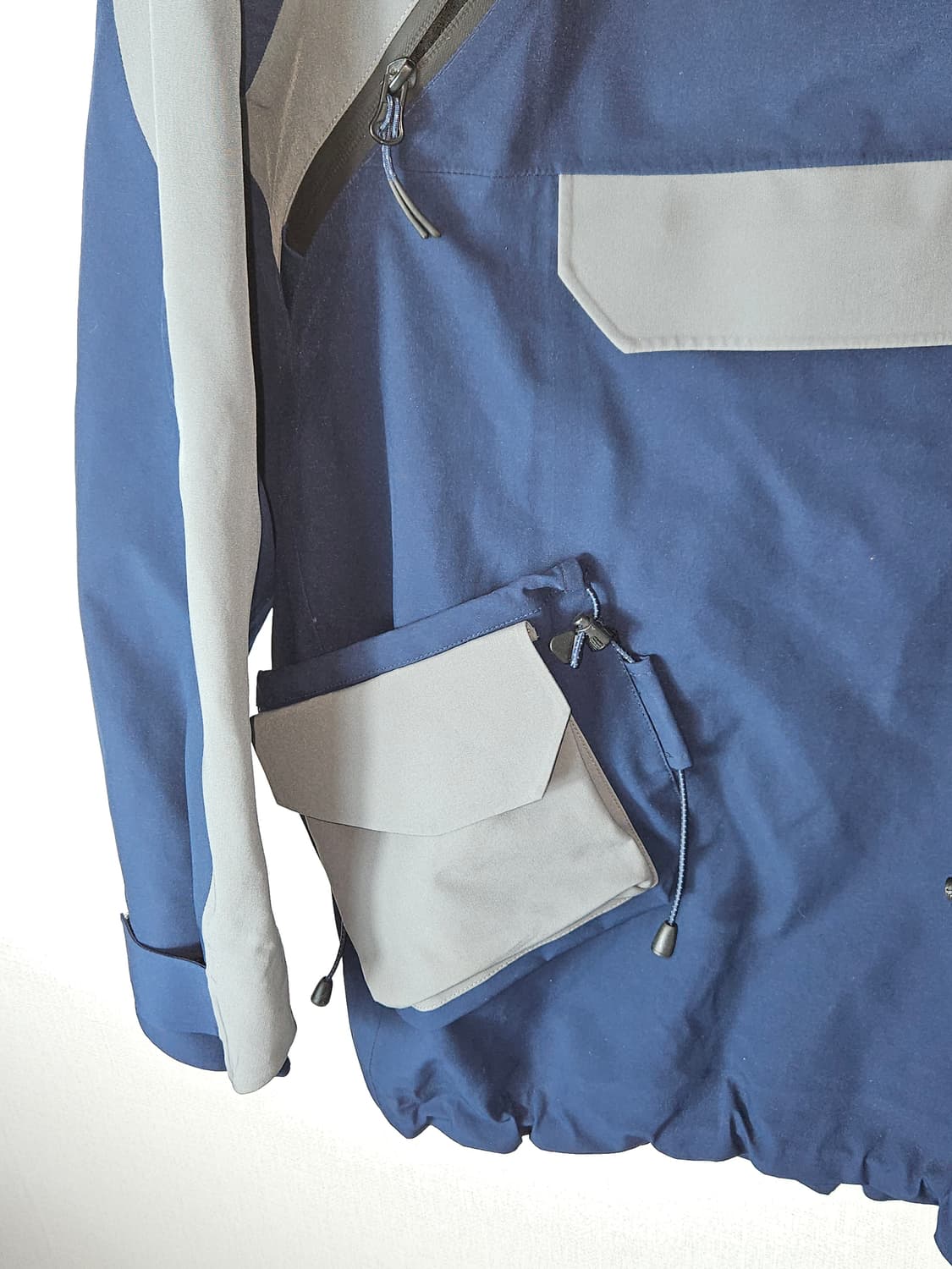 자라 ZARA 유럽판 듀얼웨이 풀오버 쉘 아노락 테크 바람막이 자켓 상품이미지3