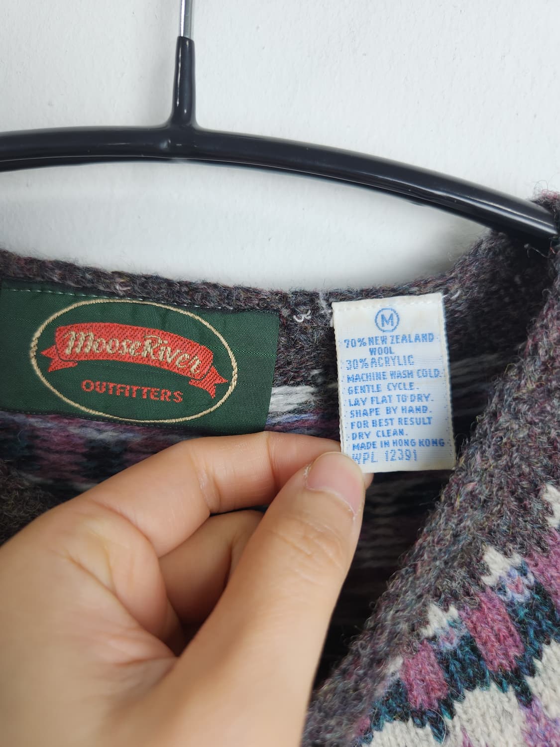 패턴 울 니트 상품이미지9