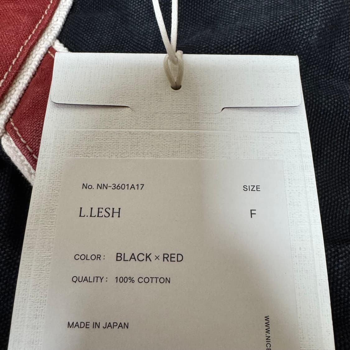 [F] 나이스네스 Niceness 26SS L.Lesh 숄더 토트백 상품이미지3