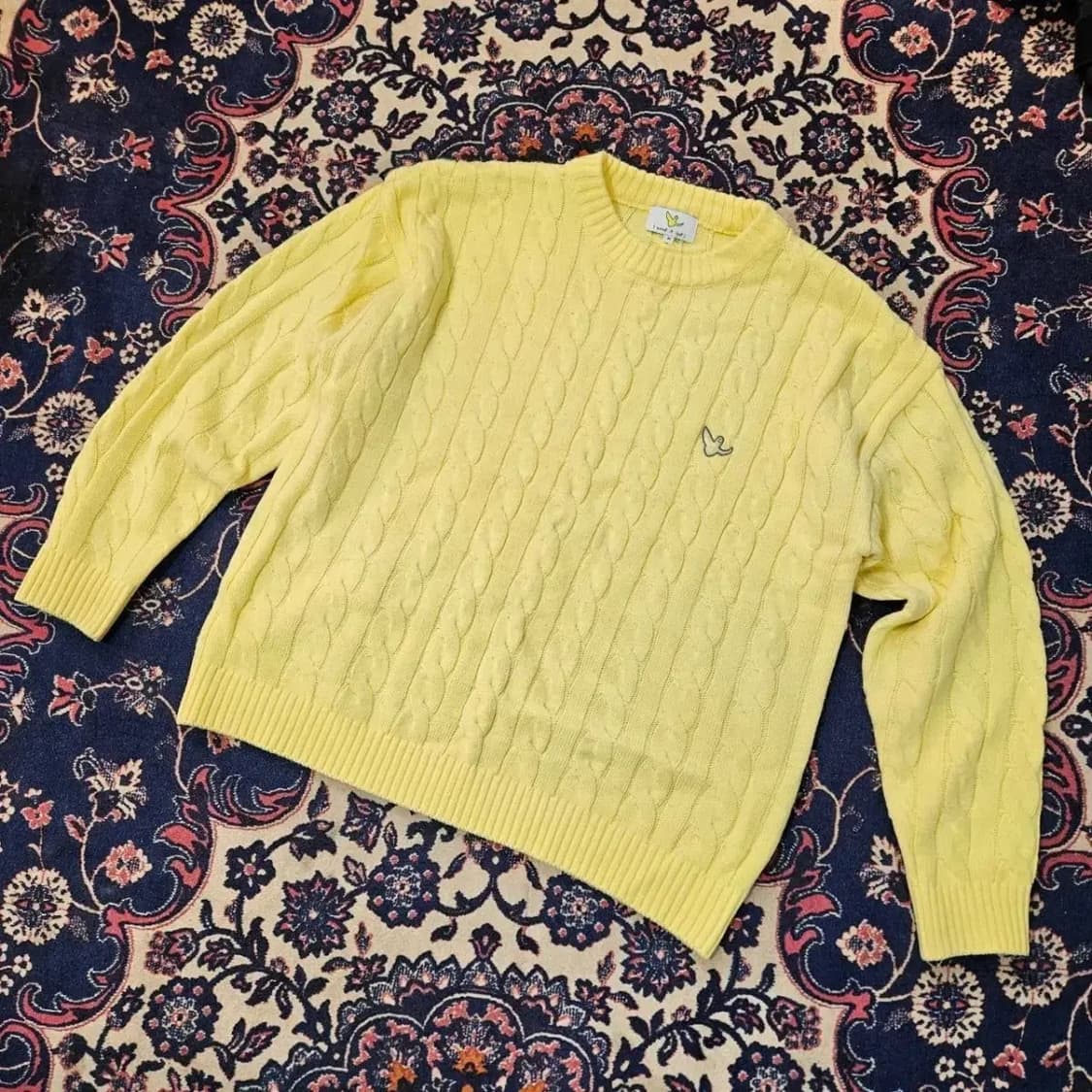 와키윌리 시그니쳐 로고 꽈베기 니트 상품이미지1