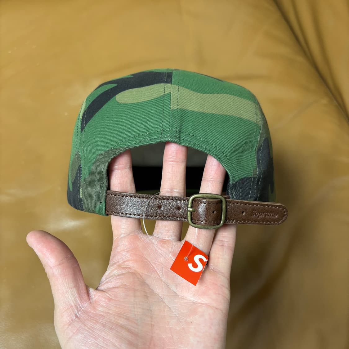 슈프림 캠프캡 모자 박스로고 우드랜드 카모 새제품 상품이미지7