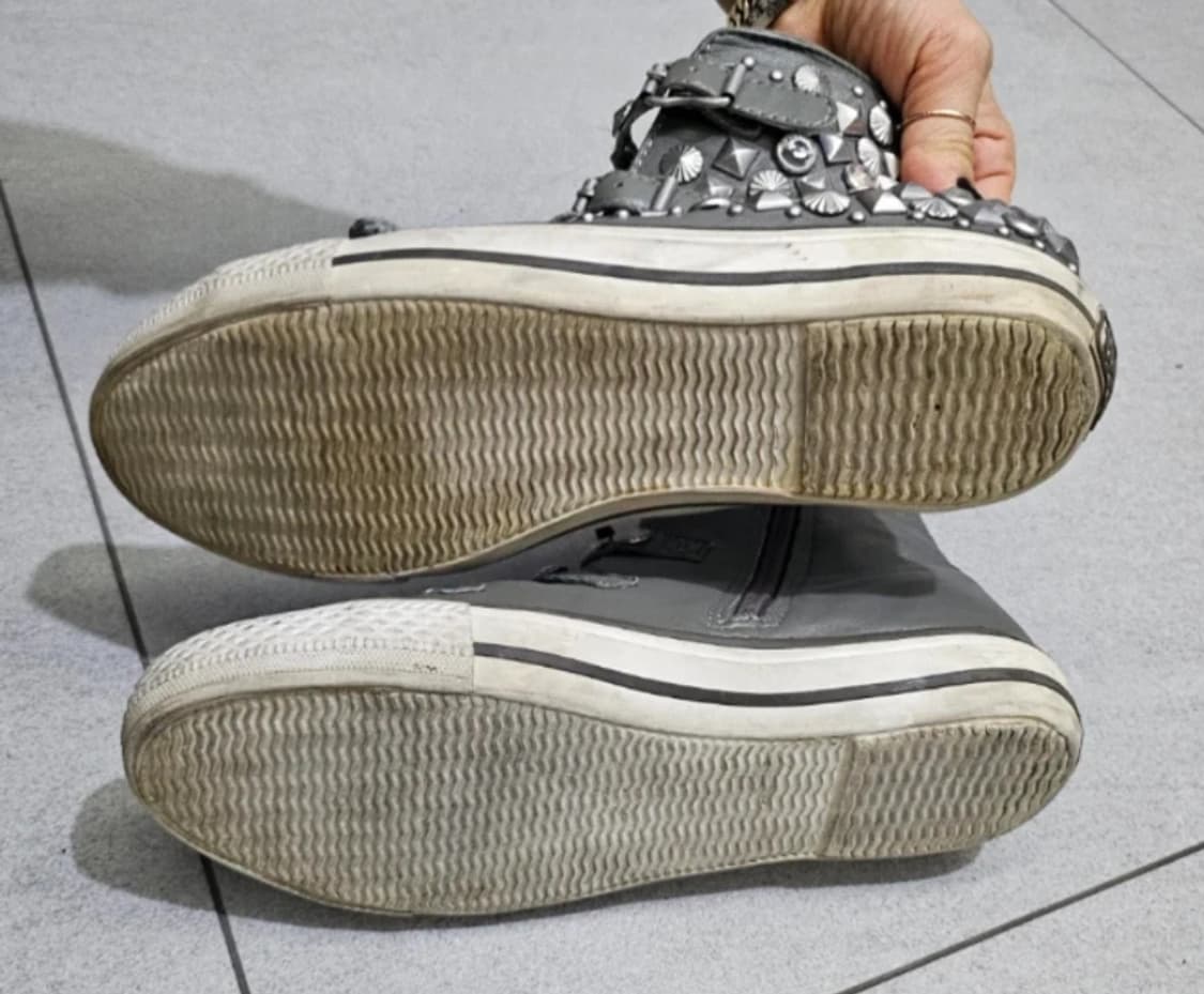 Ash 아쉬 스터드 하이탑 스니커즈 38 상품이미지5